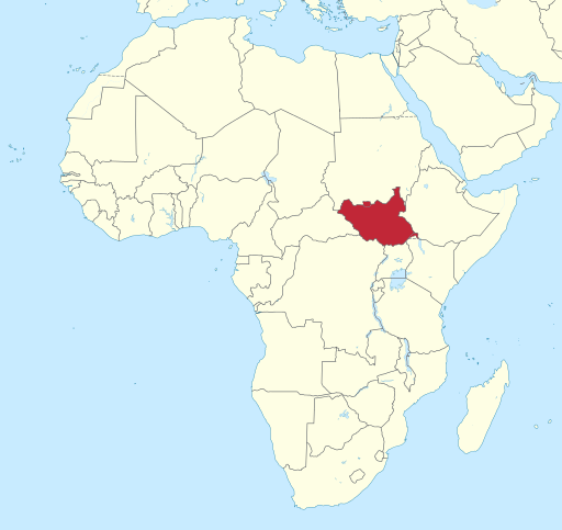 map-of-south-sudan-in-africa